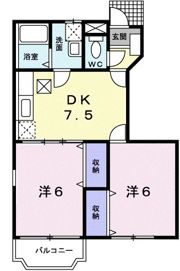 グランパルク Bの間取り画像