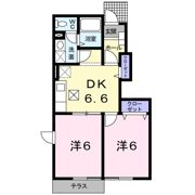 skyパレット Aの間取り画像