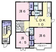 ブリッサ日高Ⅰの間取り画像