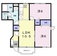ブリッサ日高Ⅱの間取り画像