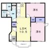ブリッサ日高Ⅱの間取り画像