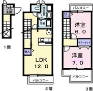 メゾン・アラモードⅠの間取り画像