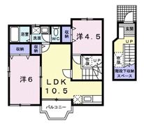 サンコリーヌ Bの間取り画像