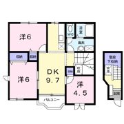 モアビアンジュの間取り画像