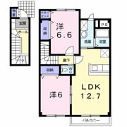 アヴニール・宮島 Aの間取り画像