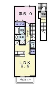 キュービックⅡの間取り画像