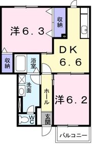 ブラティーク8の間取り画像