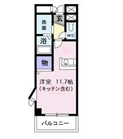プレステージ大門の間取り画像