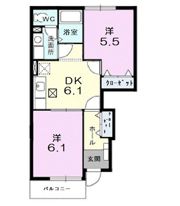 メイプルリーフⅡの間取り画像
