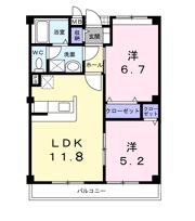 ブランドールの間取り画像