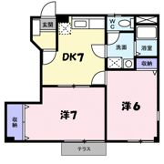 コーポ篠山の間取り画像