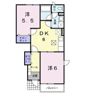 メゾンウィッシュBの間取り画像