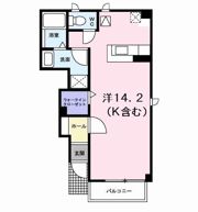 メゾン・コモド Bの間取り画像