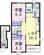 イストワールⅠの間取り画像