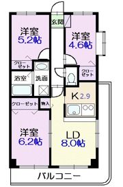タガヤパレス マルレーヌの間取り画像