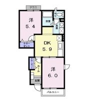 アンソレイエの間取り画像
