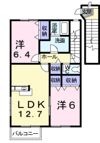 カーサ・ビエント A棟の間取り画像