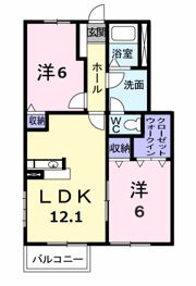 カーサ・ビエント C棟の間取り画像