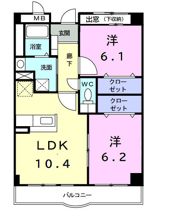 ヴィラ カリーノの間取り画像