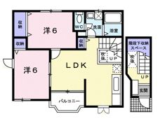 ラ・エルヴェールの間取り画像