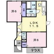 クレストール高野Ⅱの間取り画像