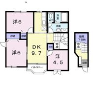 クレスト－ル高野Ⅲの間取り画像