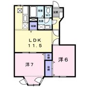 ノーブルプレインM・Ⅱの間取り画像
