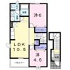 シュトラーセ Bの間取り画像