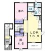 シュトラーセ Bの間取り画像