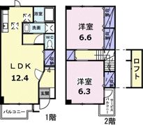 プラティークBの間取り画像