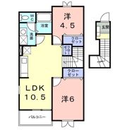 サイド バイ サイドAの間取り画像