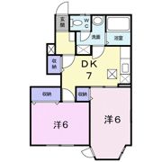 ヒルズおんかくの間取り画像
