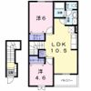 メゾンフィールドAの間取り画像