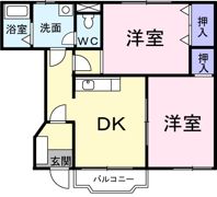 フロレスタBの間取り画像