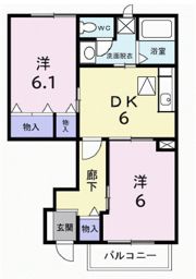 ドルセリア・aの間取り画像