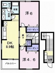 グレイスヒルBの間取り画像
