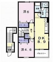 グレイスヒルBの間取り画像