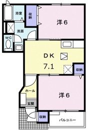 グレイスヒルCの間取り画像