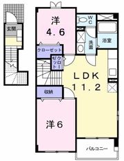 エトワール・バーグBの間取り画像