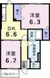 バードック Aの間取り画像
