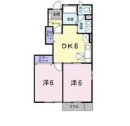 ウエストAの間取り画像