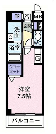 グロリアスの間取り画像