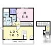 アンクルールAの間取り画像