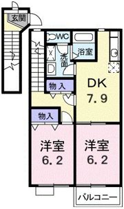 ベルメゾンⅢの間取り画像