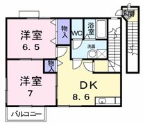 ハイムレーベン Cの間取り画像