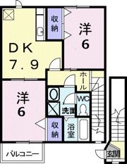 カーサプラシードの間取り画像