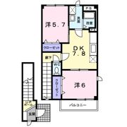 パレ メゾンの間取り画像