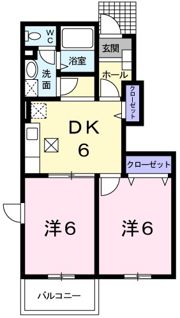 フロレスタCの間取り画像