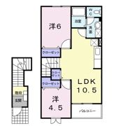 グリーン ゲイブルズ Ⅱ番館の間取り画像