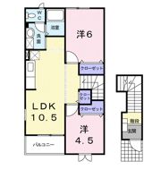 グリーン ゲイブルズ Ⅲ番館の間取り画像